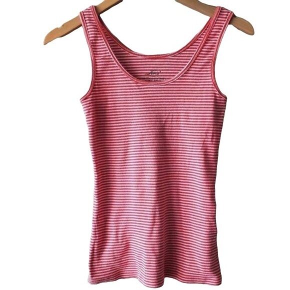 Levi's| Red & White Striped Classic Tank Top - Picture 1 of 8